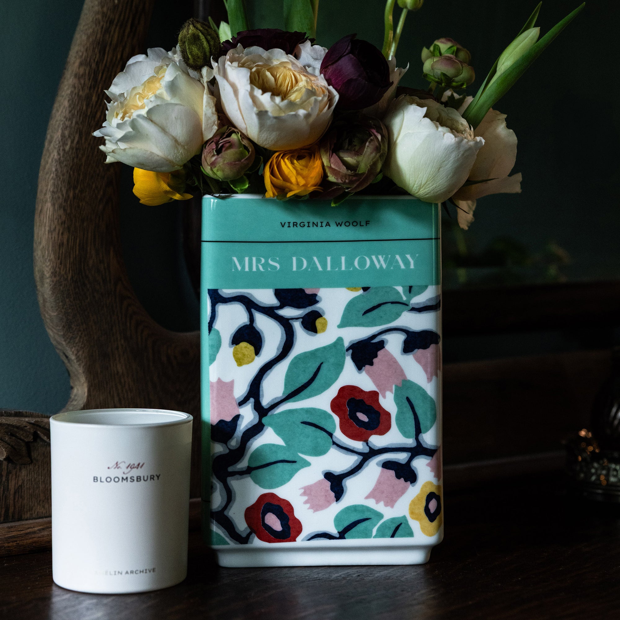 Ceramic Book Vase Mrs. Dalloway