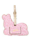Shaped Luggage Tag, Conch Shell Pink Zee Bebe