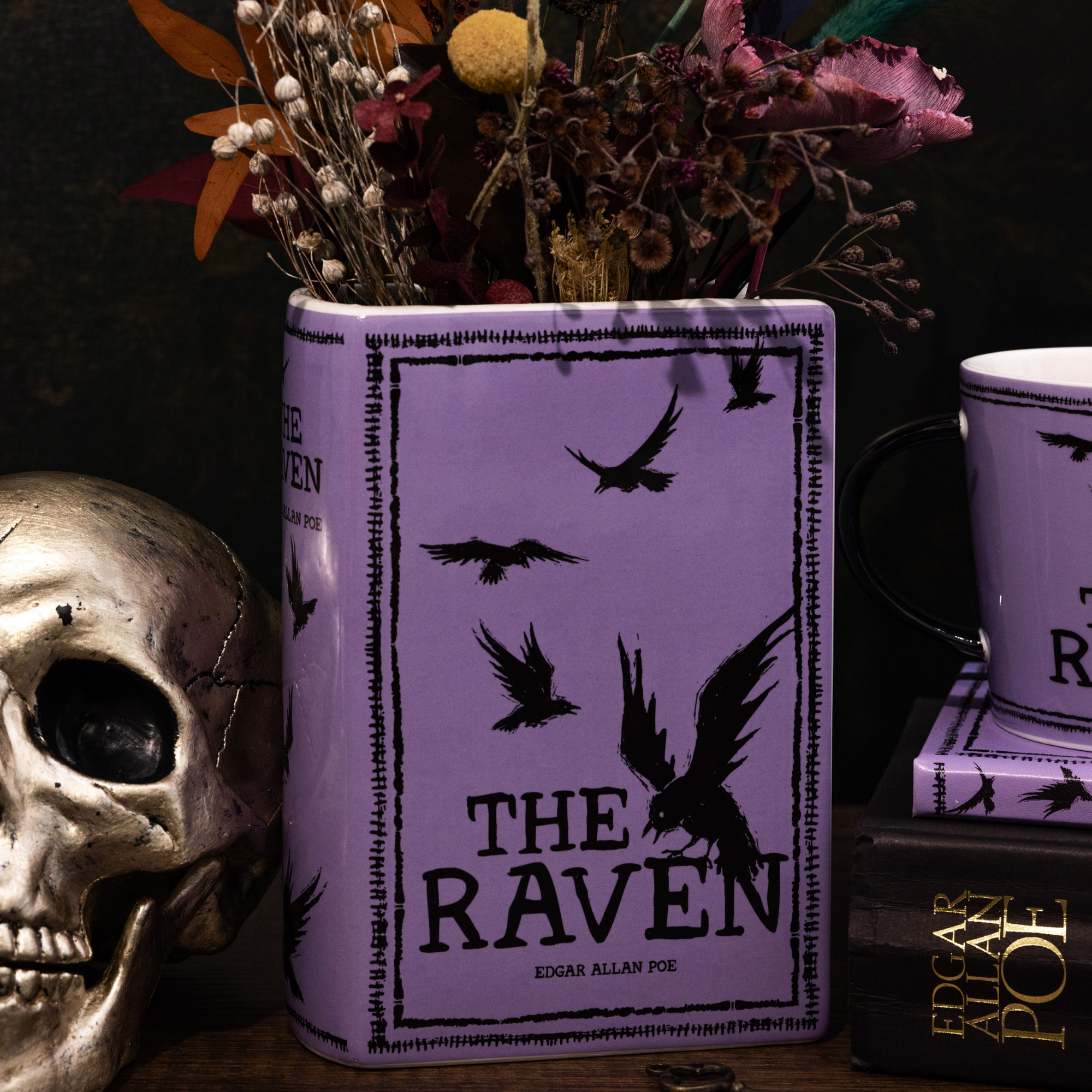 Large Book Vase, The Raven