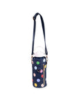 Stainless Steel Water Bottle with Sling, Spade Smiley