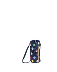 Stainless Steel Water Bottle with Sling, Spade Smiley