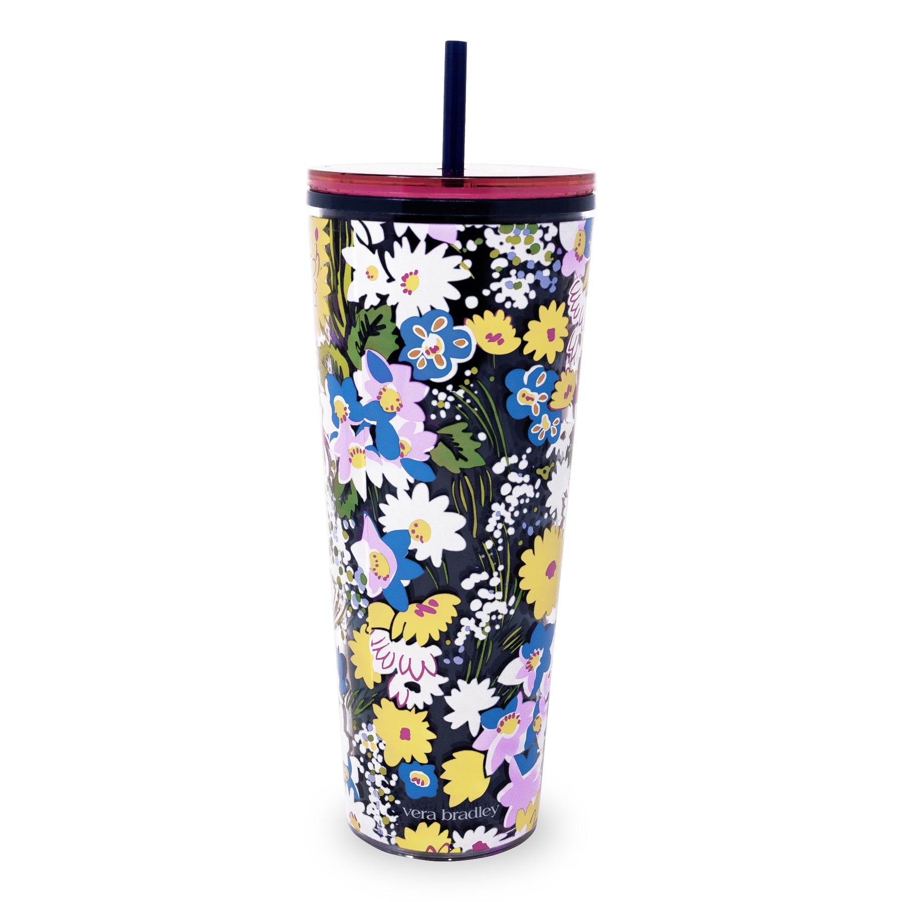 Tumbler With Straw - Poppy Fields