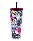 Tumbler With Straw - Poppy Fields