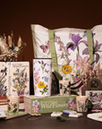 Embroidered Canvas Tote Bag, Wildflowers