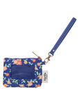 Zip ID Case, Floral Deep Ultramarine