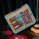 Book-shaped handbag with 'Beauty and the Beast' design