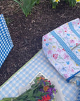 model showcasing joyful garden print collection