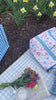 model showcasing joyful garden print collection