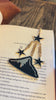 black mountain and star bag charm
