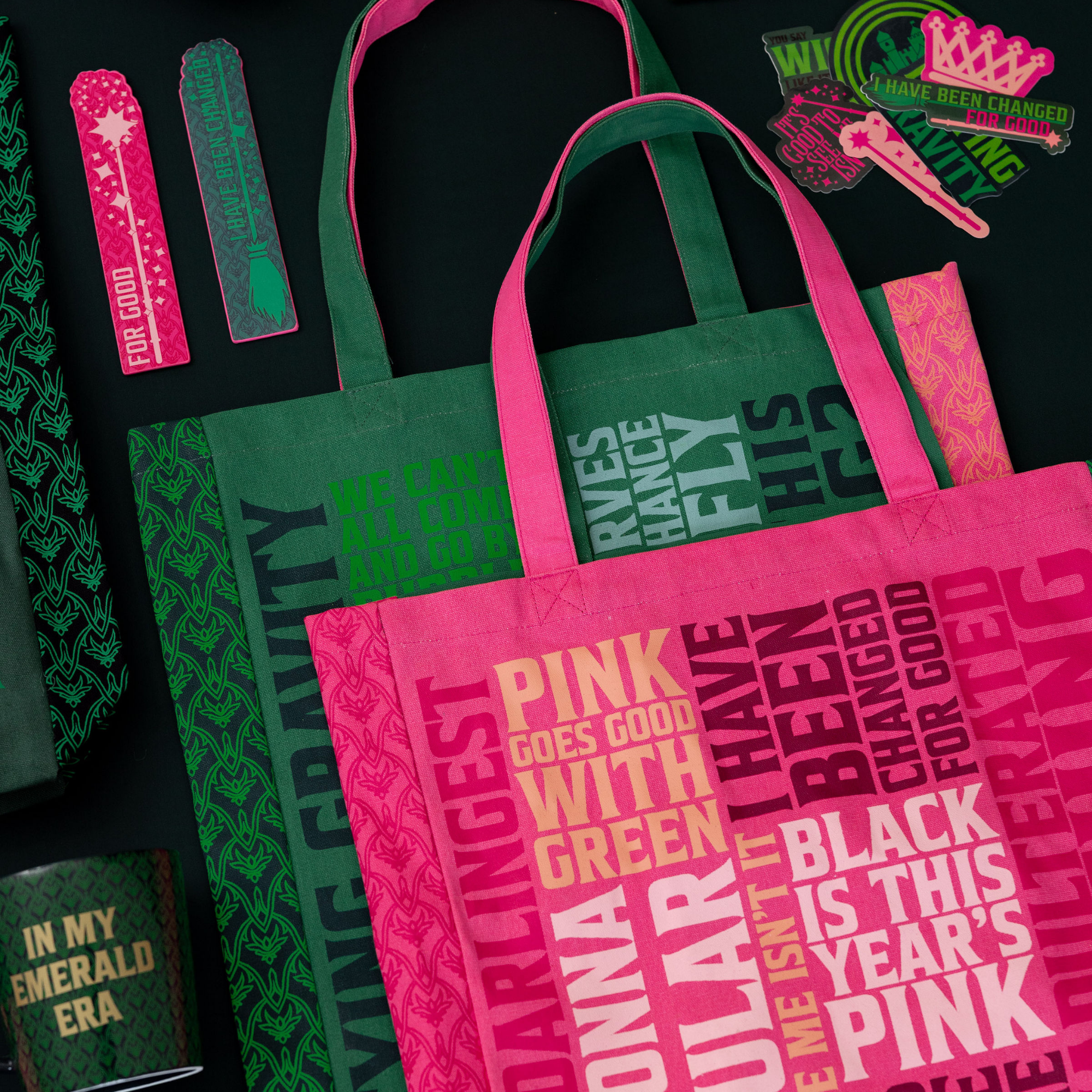 Canvas Tote, Wicked Word Cloud