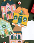 Holiday Village Greeting Card Set