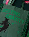 Canvas Tote, Defying Gravity