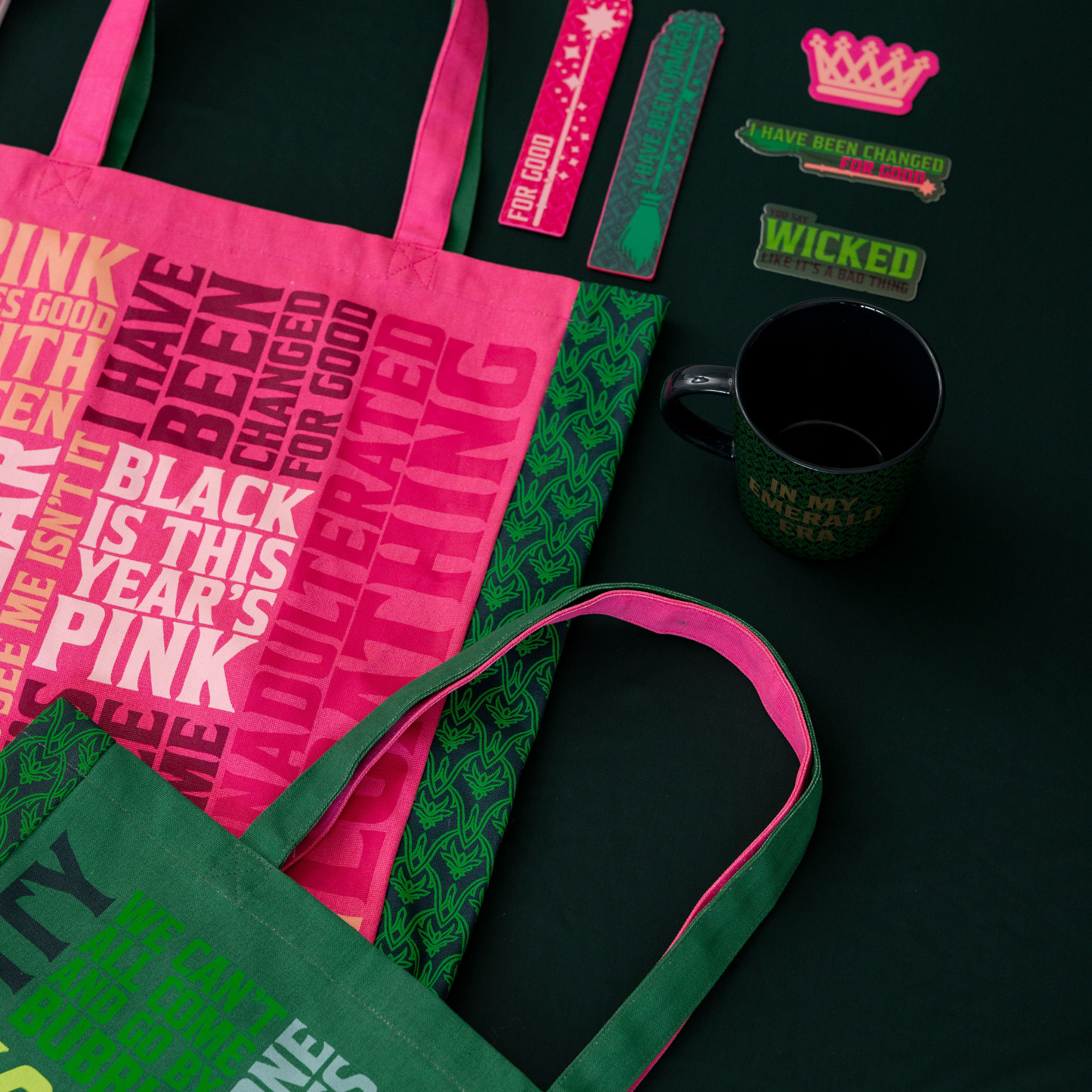 Canvas Tote, Wicked Word Cloud