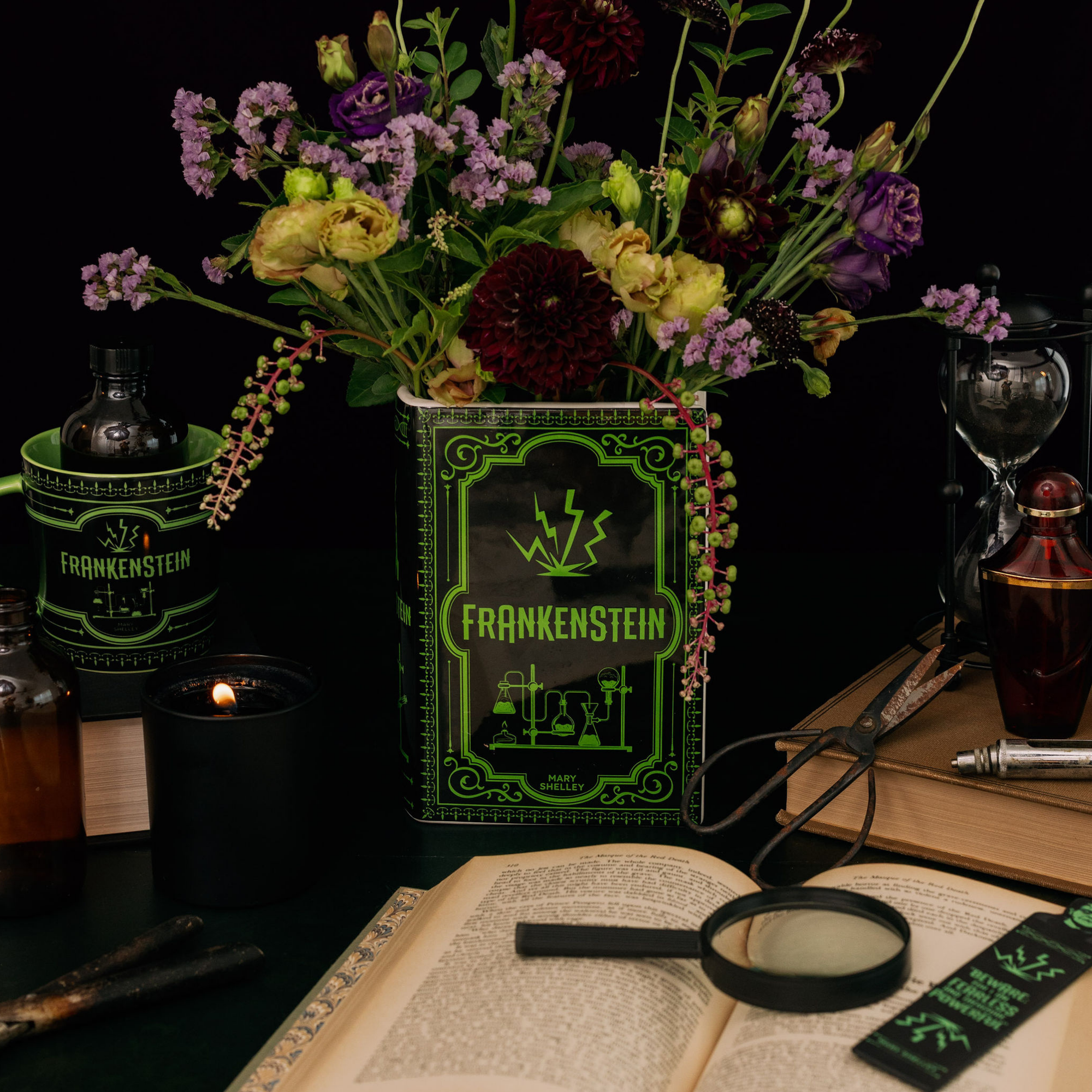 Large Book Vase, Frankenstein