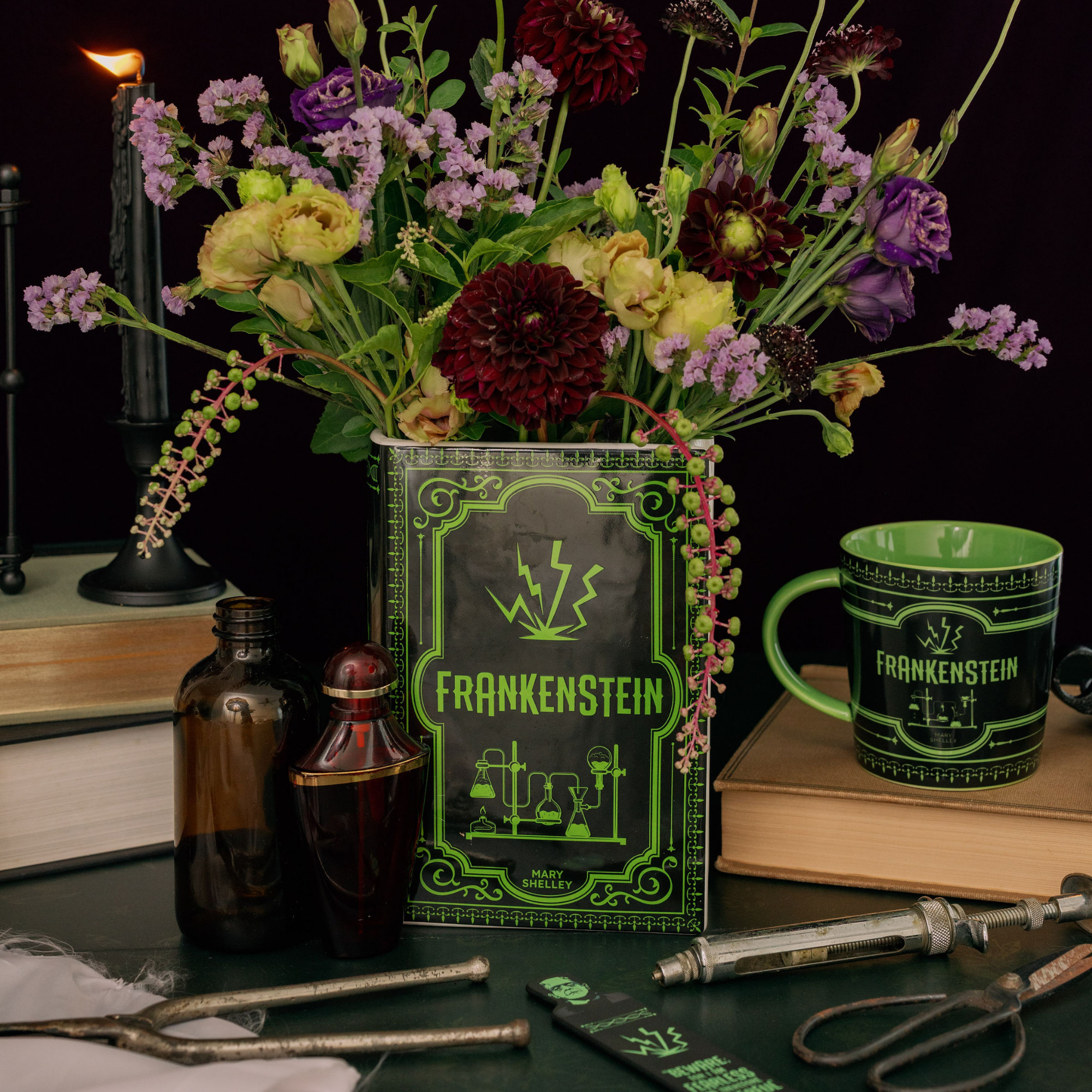 Large Book Vase, Frankenstein